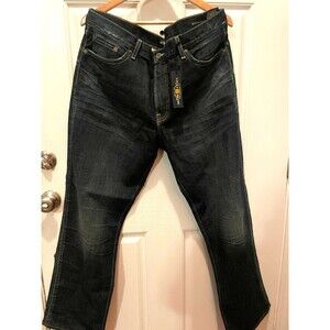 NWT Lucky Brand 361 Vintage Straight Dark Blue Denim Jeans Mens 38x32